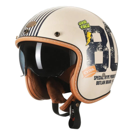 Retro JetLite Open Face Helmet
