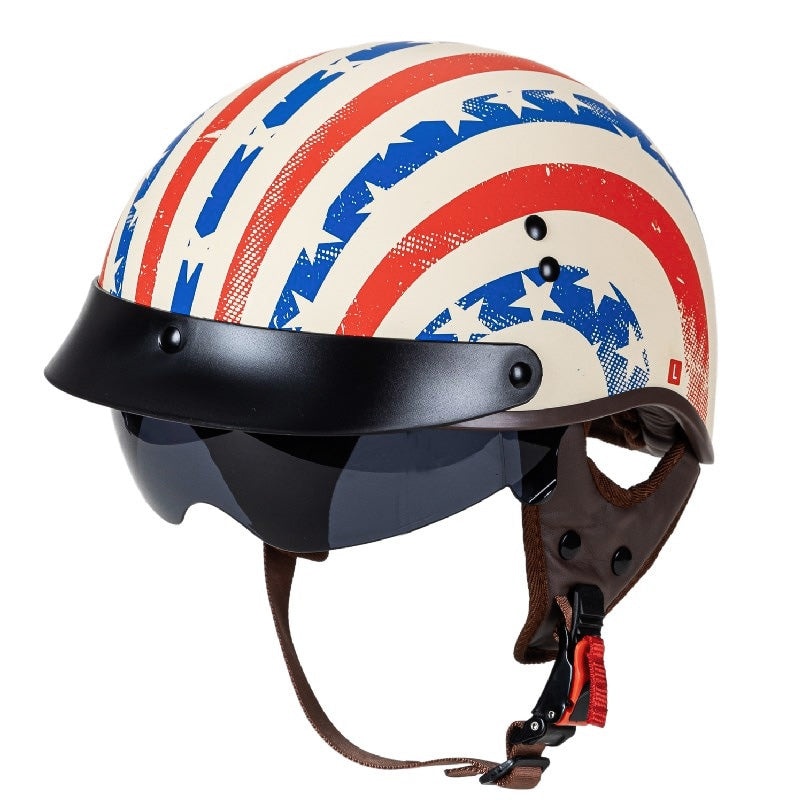 Chopper Sunglass Helmet - Pinstripe