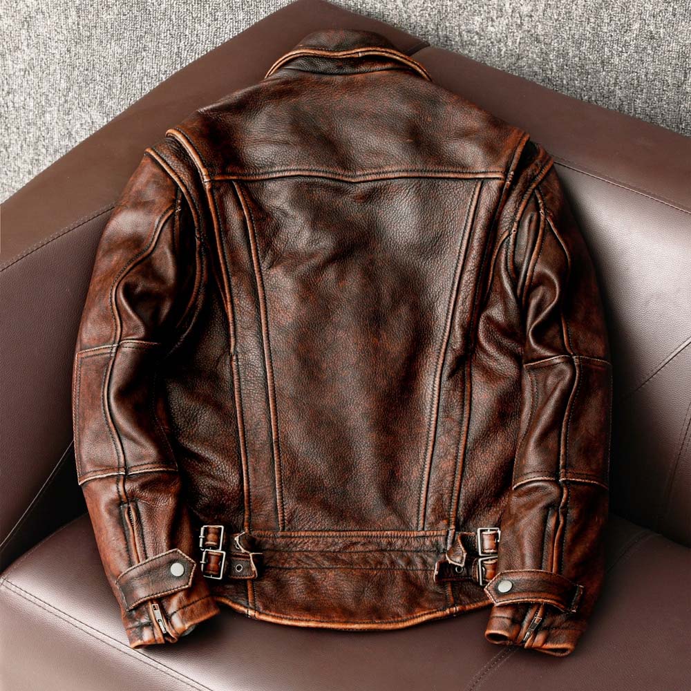 Swallow-Tailed Leather Jacket