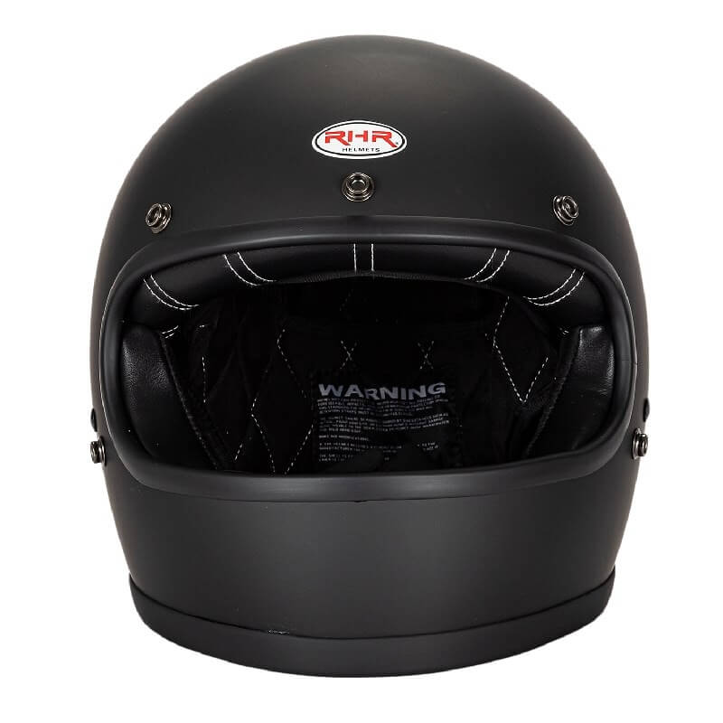 Retro Cruiser Helmet - Mat Black